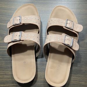 Torrid 10.5 wide width 2 strap slide sandal